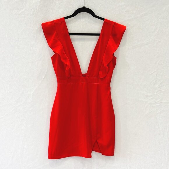 superdown Red Harlow Mini Dress size XS - Picture 4 of 11